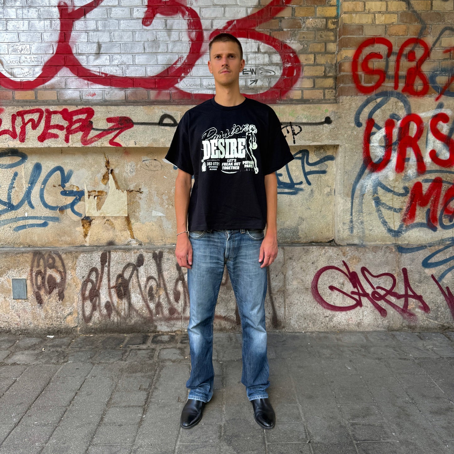 
                  
                    DESIRE T-SHIRT (BLACK/GLOW IN THE DARK)
                  
                