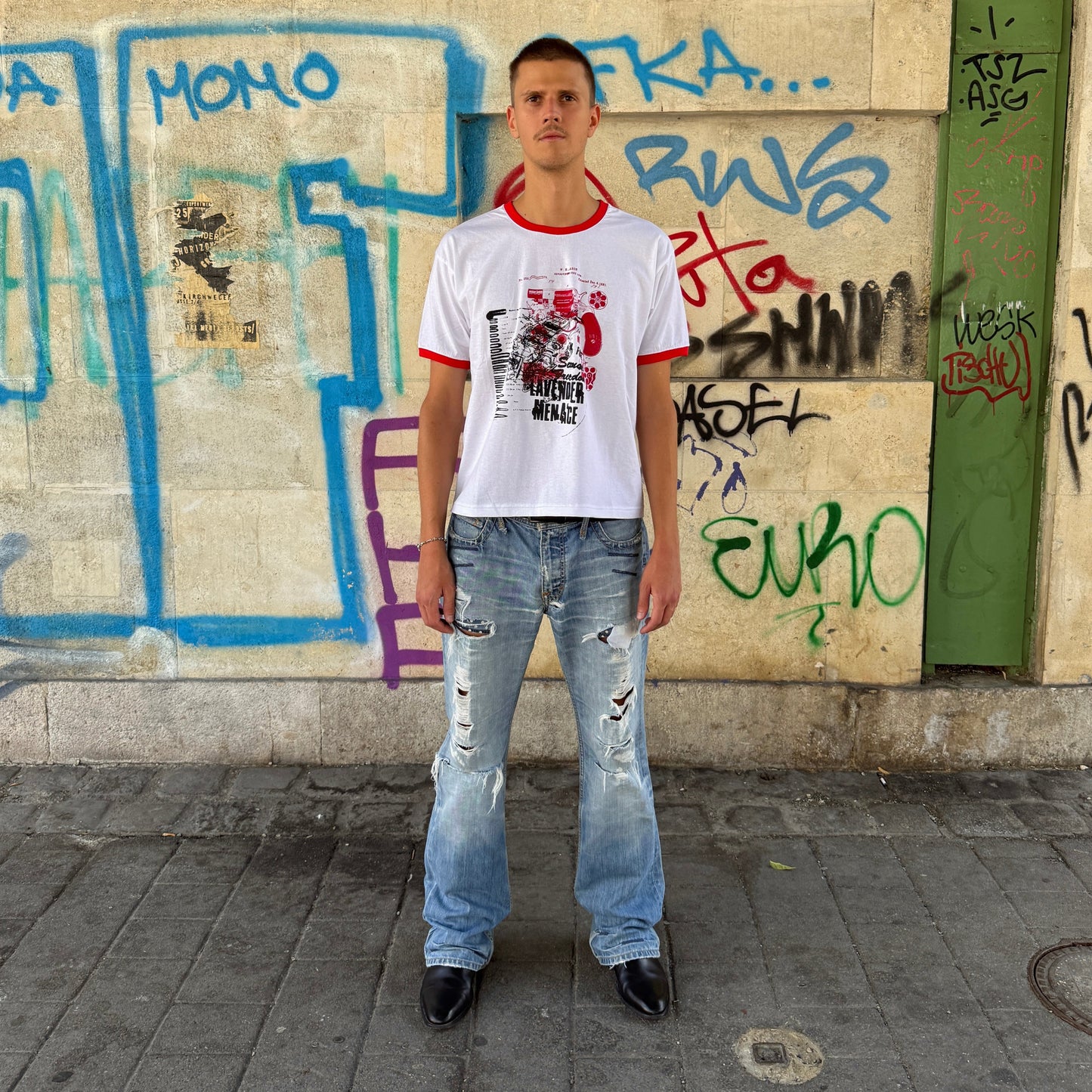 
                  
                    BLUEPRINT RINGER T-SHIRT
                  
                