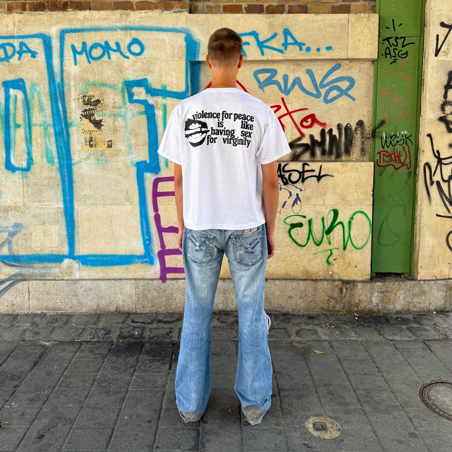 
                  
                    VIOLENCE FOR PEACE T-SHIRT
                  
                