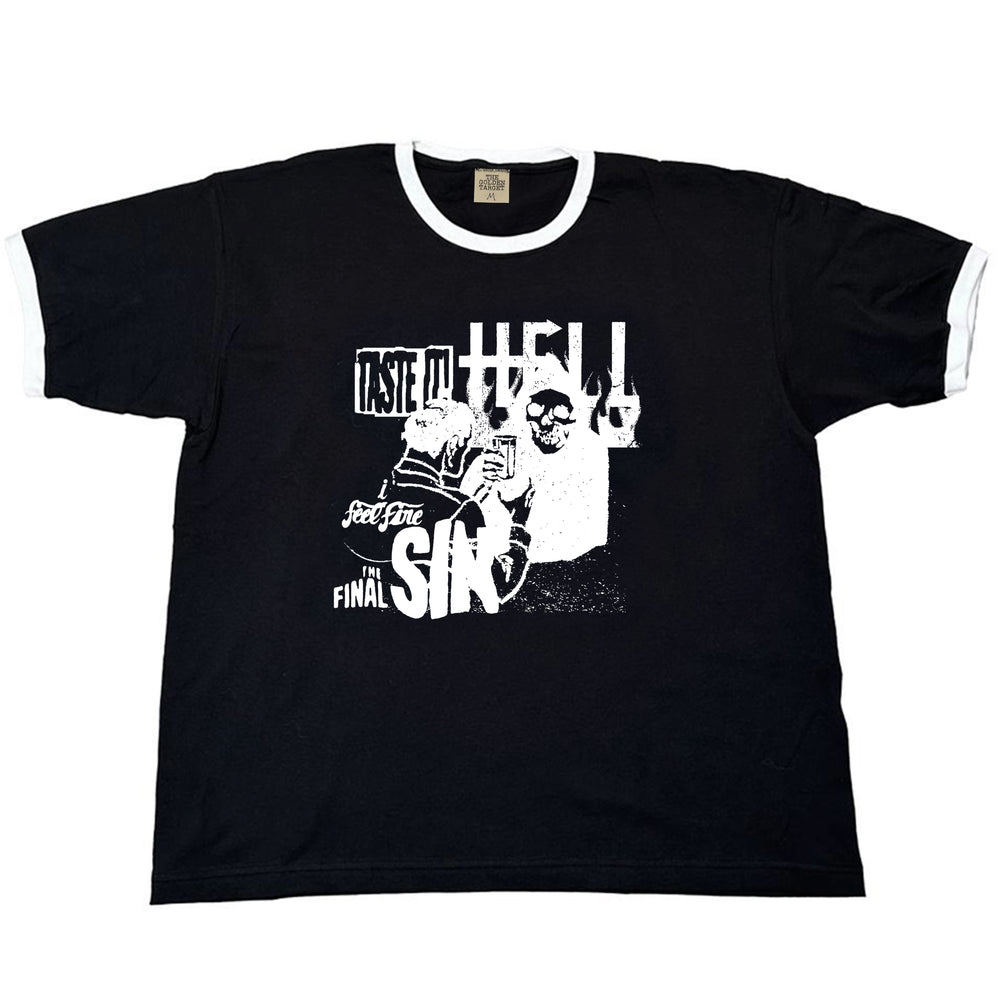 HELL ON THE ROCKS RINGER T-SHIRT