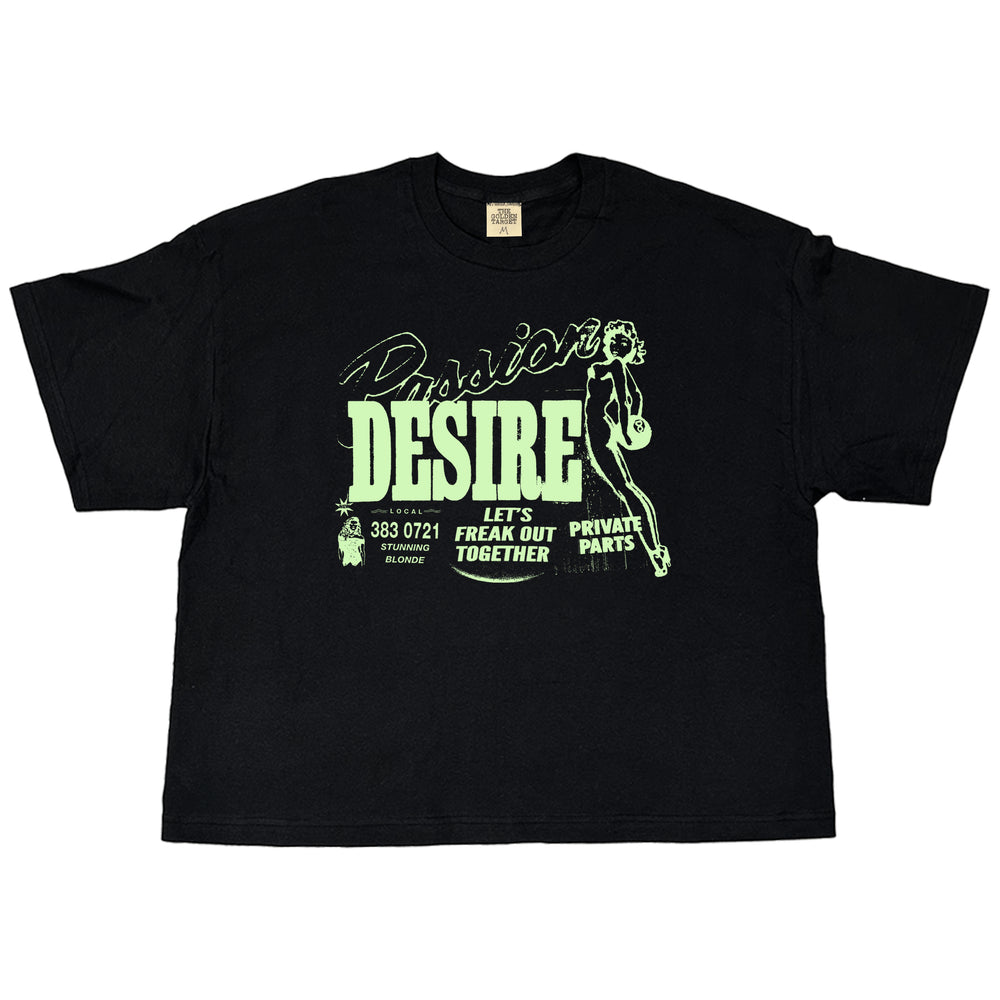 DESIRE T-SHIRT (BLACK/GLOW IN THE DARK)